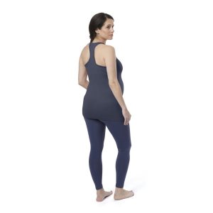 Reebok Seamless Maternity Muskelshirt Damen - Navy - DE 298-AJG